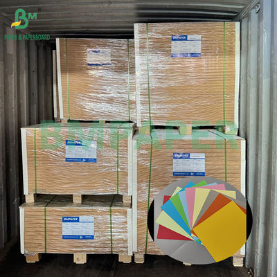 80 gm 120 gm papier sans couche de couleur sans bois pour l'art Origami et notes autocollantes