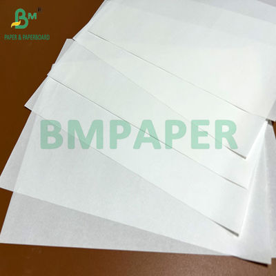 35 grammes 40 grammes papier résistant à la graisse de couleur blanche pour emballer les fast-foods 20 x 26 cm