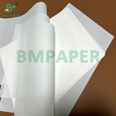 35 grammes 40 grammes papier résistant à la graisse de couleur blanche pour emballer les fast-foods 20 x 26 cm