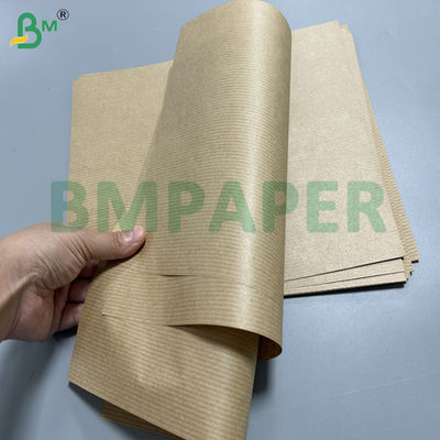 Papier kraft rayé de qualité alimentaire 50gsm 60gsm 80 x 1100mm pour sacs d'emballage alimentaire
