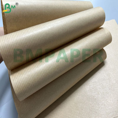 Papier kraft rayé de qualité alimentaire 50gsm 60gsm 80 x 1100mm pour sacs d'emballage alimentaire