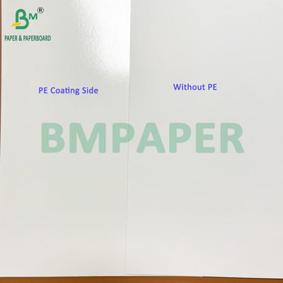 Carton blanc 275 g/m² + 15 g/m² PE avec PE en feuille pour l'emballage des aliments surgelés