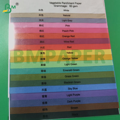 61gsm 62gsm Papier parchemin végétal pour tubes de fil de fibres chimiques 65mm