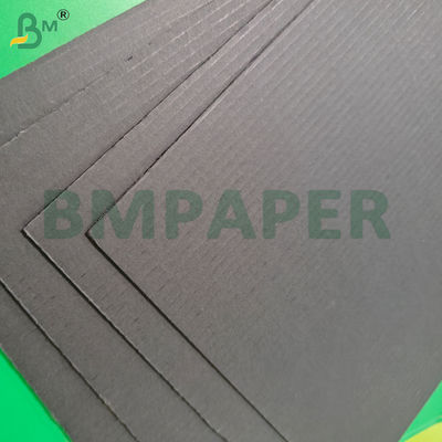 110+110+110gm Feuille de papier ondulé noir à flûte