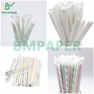 Rouleaux de papier kraft 28grs en pâte de bois naturelle 29mm 33mm pour emballage de pailles