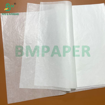 Papier sulfurisé blanc 30grs 35grs résistant à l'huile pour emballage de sandwichs et hamburgers