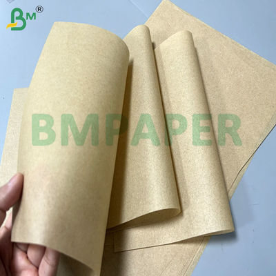 30 gm 35 gm papier sandwich brun résistant à la graisse pour emballage alimentaire 18x18"
