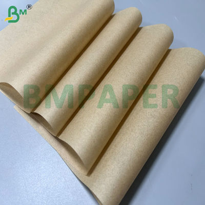 30 gm 35 gm papier sandwich brun résistant à la graisse pour emballage alimentaire 18x18"