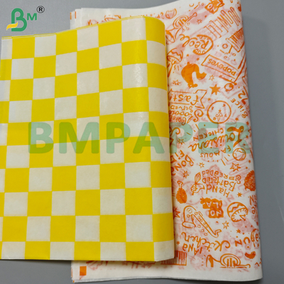 Rouleaux de papier ciré résistant à la graisse 30 g/m² pour emballage de sandwichs