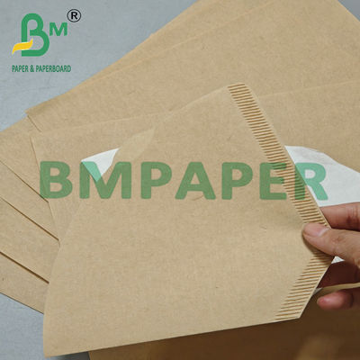 21 - 28gsm 440mm Rouleau de papier filtre à café brun compostable, sûr pour les aliments