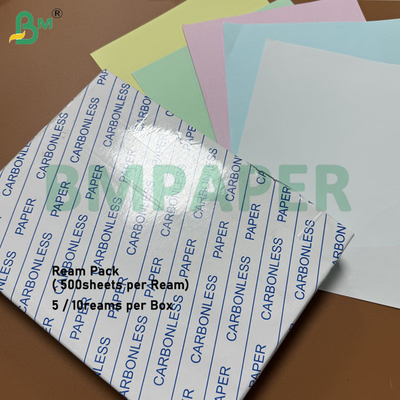 60 gm 65 gm papier de copie sans carbone 8,5 x 11 pouces CFB CF Canary Couleur CCP