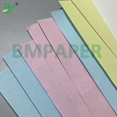 60 gm 65 gm 8,5 "X11" Blanc / rose / bleu papier de copie sans carbone pour factures de transport reçus