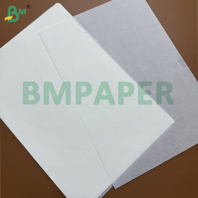 50 g de papier blanc à l'épreuve de la graisse pour le kit d'emballage du beurre 7 1000 mm 1100 mm Largeur du rouleau