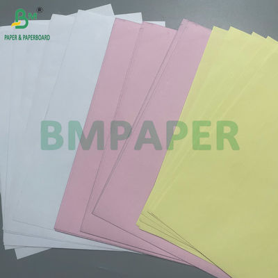 Papier autocopiant 55G à 80G, CB blanc, CFB rose, CF jaune, usage de bureau