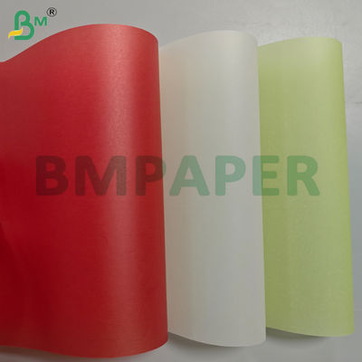 Rouleaux de papier translucide coloré semi-transparent 17gsm 22gsm