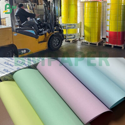 Rouleaux de papier autocopiant NCR 57 g/m² 60 g/m², rouleaux de 30,5 cm, CB blanc CFB bleu CF Canario