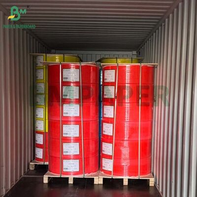 58 gm 65 gm NCR papier sans carbone Jumbo Roll Image bleue pour le livre de reçus