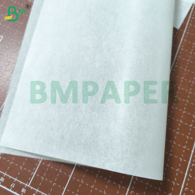 Papier d'emballage kraft blanc mono-brillant de qualité alimentaire de 30 à 80 g