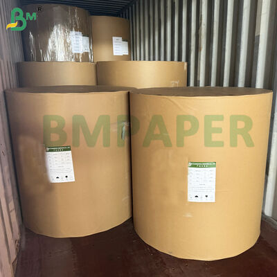 Papier d'emballage kraft blanc mono-brillant de qualité alimentaire de 30 à 80 g