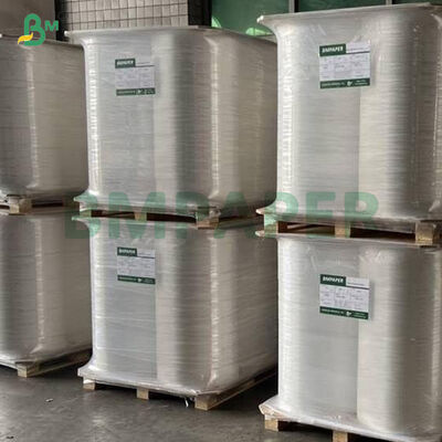 Pailles à boire blanches 24g 28g, emballées en papier, 30mm 32mm 35mm