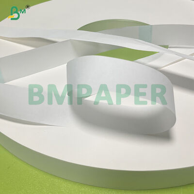 Papier d'emballage pour pailles imprimable blanc 28gsm SGS FDA 24mm 25mm