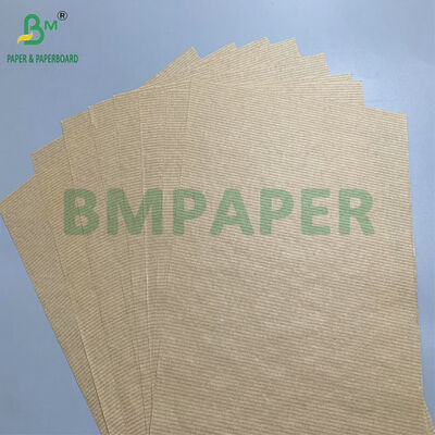 Papier kraft à nervures naturel de qualité supérieure 50 gm 60 gm pour l'emballage de cadeaux et l'artisanat