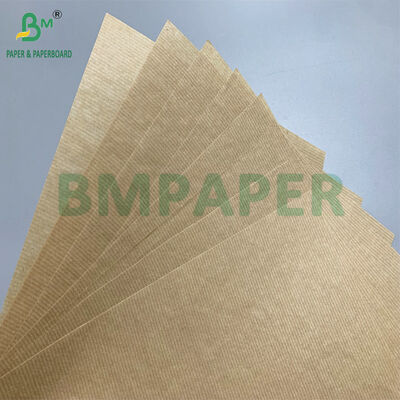 Papier kraft à nervures naturel de qualité supérieure 50 gm 60 gm pour l'emballage de cadeaux et l'artisanat