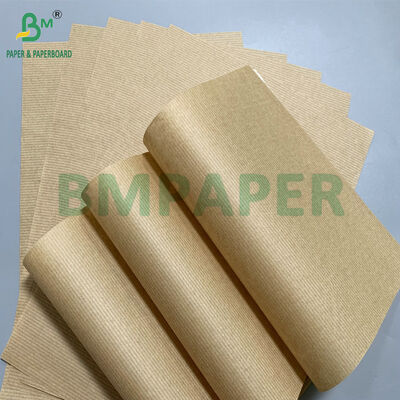 Papier kraft à nervures naturel de qualité supérieure 50 gm 60 gm pour l'emballage de cadeaux et l'artisanat