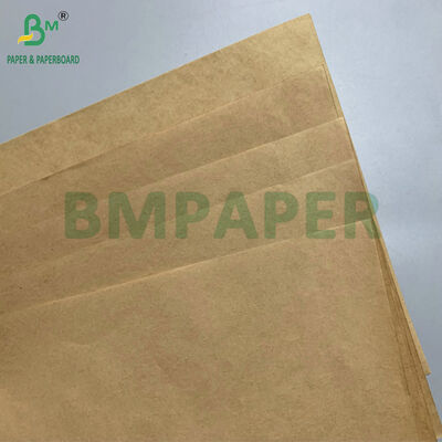 Papier kraft brun de haute résistance non recouvert 70 gm 80 gm pour la fabrication de sacs alimentaires