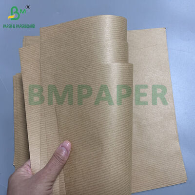60 gm revêtement MG papier kraft côtelé pour fleurs enveloppement 7 kg x 75 cm rouleau
