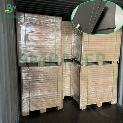 2mm 2.5mm Carton Rigide Noir Profond Premium 28 x 22 pouces