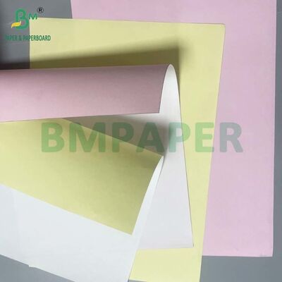 70 g de papier A4 NCR CFB rose CF jaune avec dos blanc pour les feuillets de dépôt