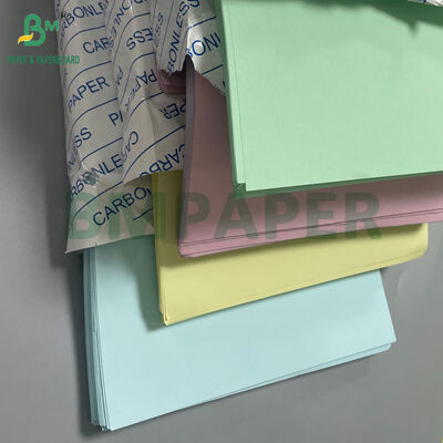 60GSM Papier sans carbone blanc brillant CB CF de 216 x 279 mm pour l'impression au laser