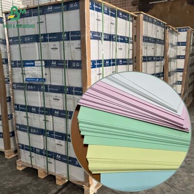 60GSM Papier sans carbone blanc brillant CB CF de 216 x 279 mm pour l'impression au laser