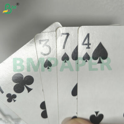 Carton uni et vierge imprimable pour cartes à jouer de loisir, haute brillance