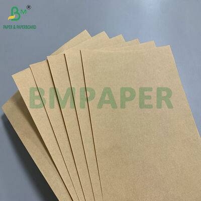 Papier kraft extensible 80 g/m² 90 g/m² brun/blanc pour sacs d'emballage de poudre industrielle