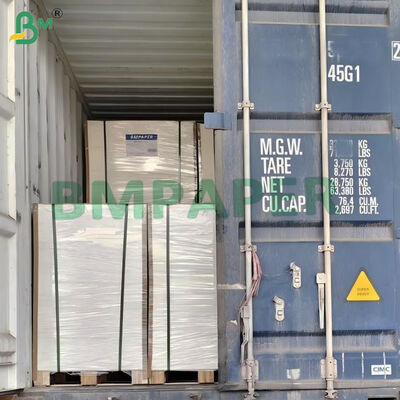 White Ice Cream Cone Wrapping Paper Food Grade Base Paper for Cone Sleeves / Wrappers