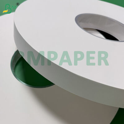 25g White Straw Wrapping Paper Slitting Rolls 26.5mm 27mm Width 6000m Length