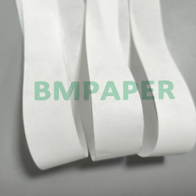 Papier de cigarette texturé 24g 25g avec largeur de rouleau 26,5 mm Couleur blanche
