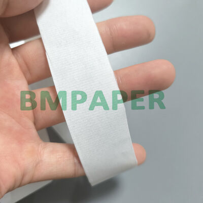 Papier de cigarette texturé 24g 25g avec largeur de rouleau 26,5 mm Couleur blanche