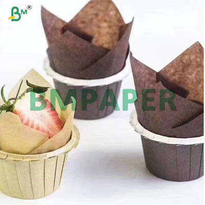 35g 38g 40g 45g papier de couche antiadhésif couleur pour muffins