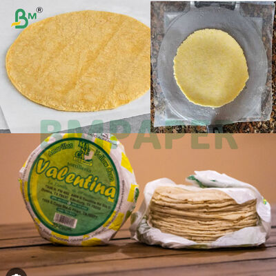 papier séparateur d'emballage de tortilla en peau d'oignon résistant à la graisse, 19g 20g 23g 25g