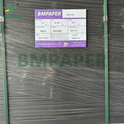 Carton 1000gr 1200gr 1400gr Noir Uni 93cm X 130cm pour Boîtes d'Emballage Rigides