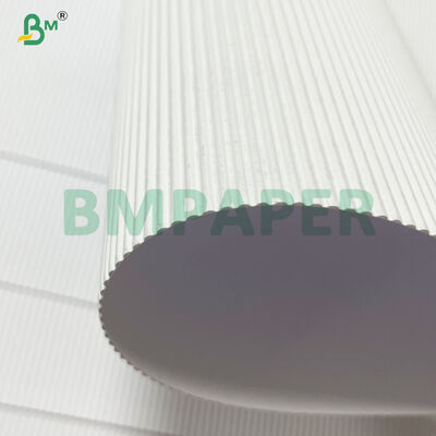 Papier de cannelure blanc de papier de base ondulé réutilisé par 2 couches