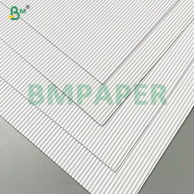 Papier de cannelure blanc de papier de base ondulé réutilisé par 2 couches