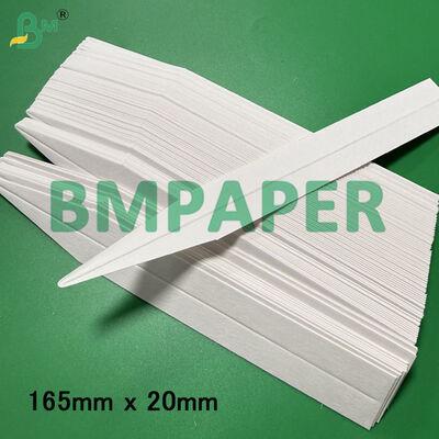 Bandes de papier test parfum blanc, carton absorbant 160 mm x 10 mm 170 mm x 9 mm
