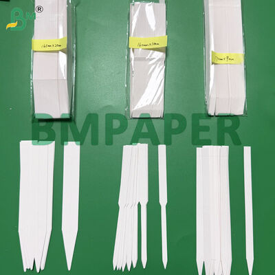 Bandes de papier test parfum blanc, carton absorbant 160 mm x 10 mm 170 mm x 9 mm
