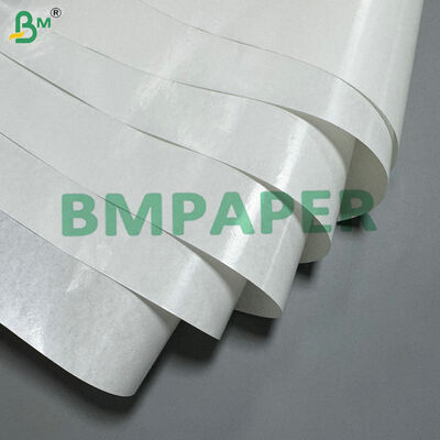 Papier kraft blanc personnalisable 6/9/10 g/m² PE 30 g/m² - 50 g/m² idéal pour l'emballage de couteaux, fourchettes et cuillères