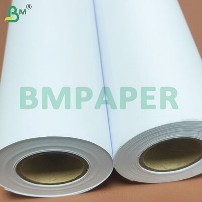 80gsm Clear Image Wide Format Engineering CAD Plotter Paper Rolls